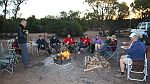 32-Our final happy hour at Red Bluff camping ground on the VIC-SA Border Track